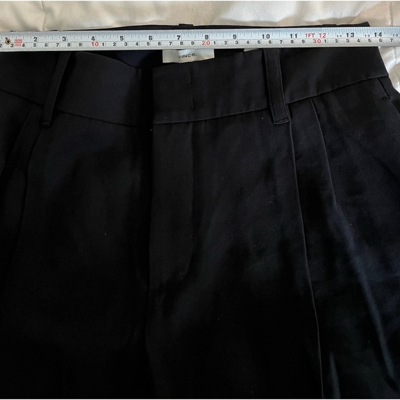 Vince
pleated wide-leg trousers, Black Size 4, business casual, night out - Picture 11 of 14